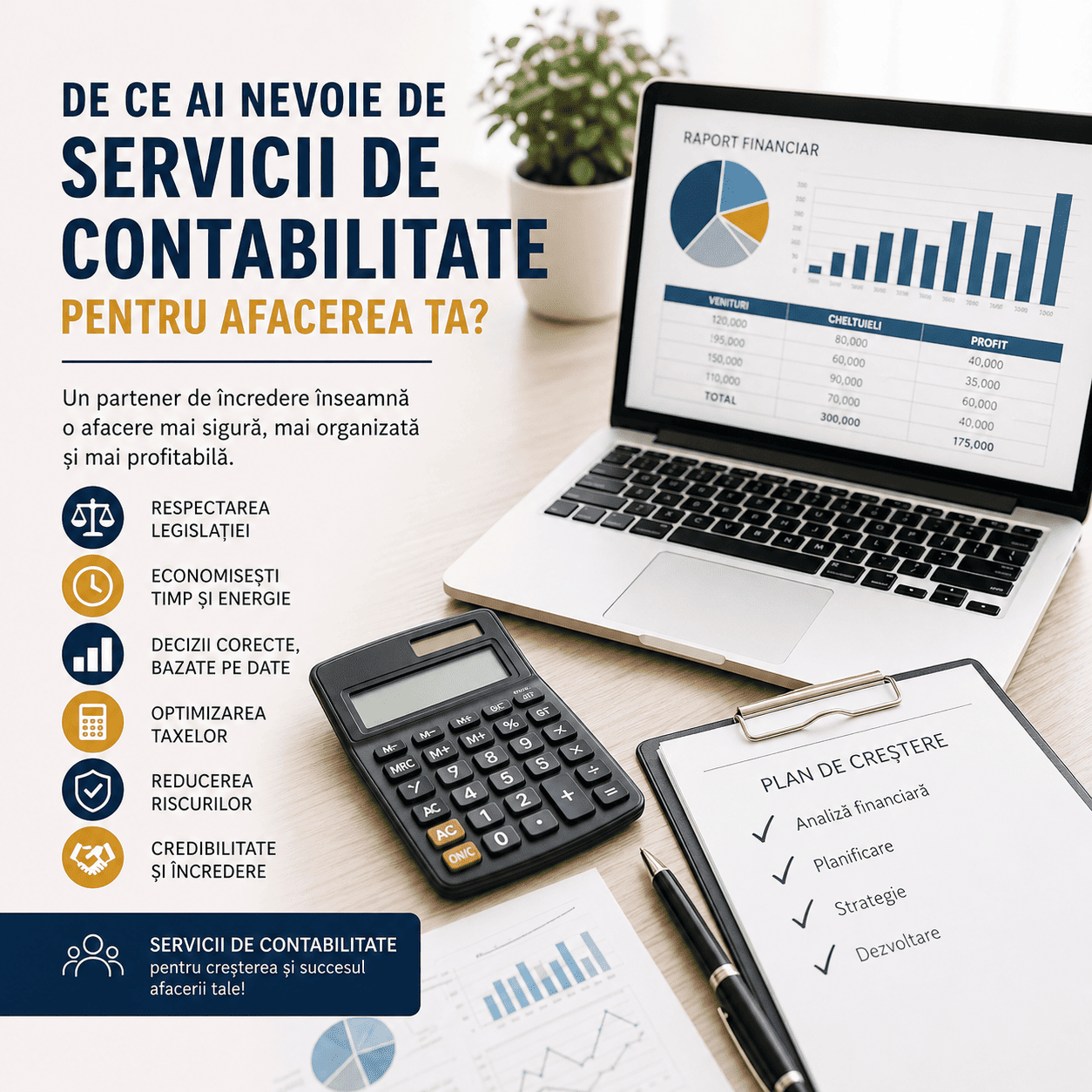 De ce ai nevoie de servicii de contabilitate pentru afacerea ta